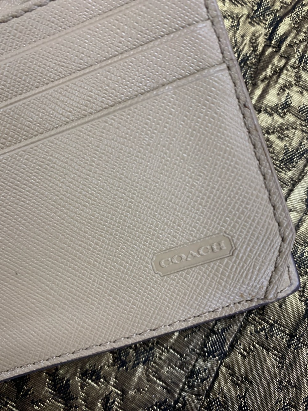 Coach Pebble Leather Buckle Wallet in Dusty Rose - Picture 4 of 8
